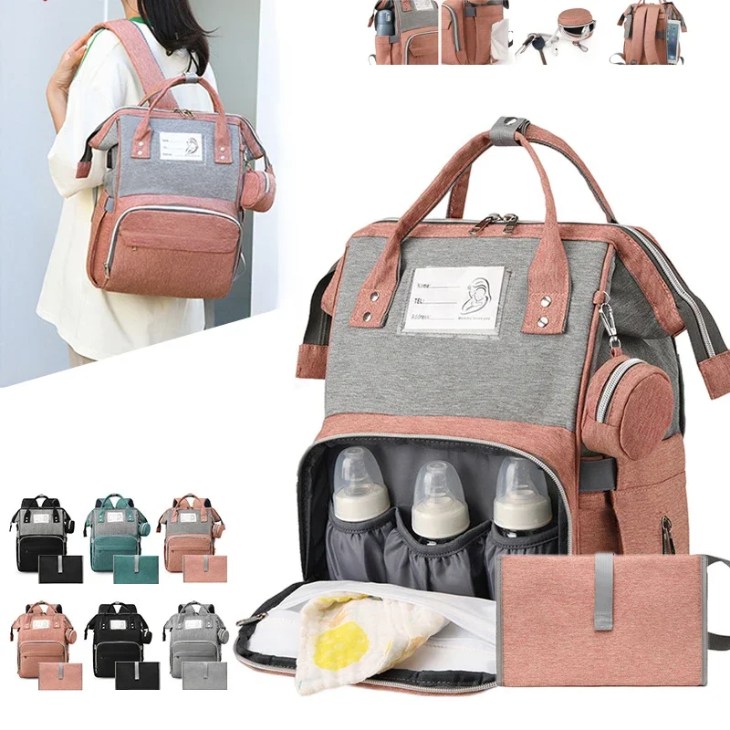 

Mummy Maternity Baby Nappy Bag Stroller Backpack Large Capacity Mommy Travel Nursing Bag Baby Care Changing Diaper Bags