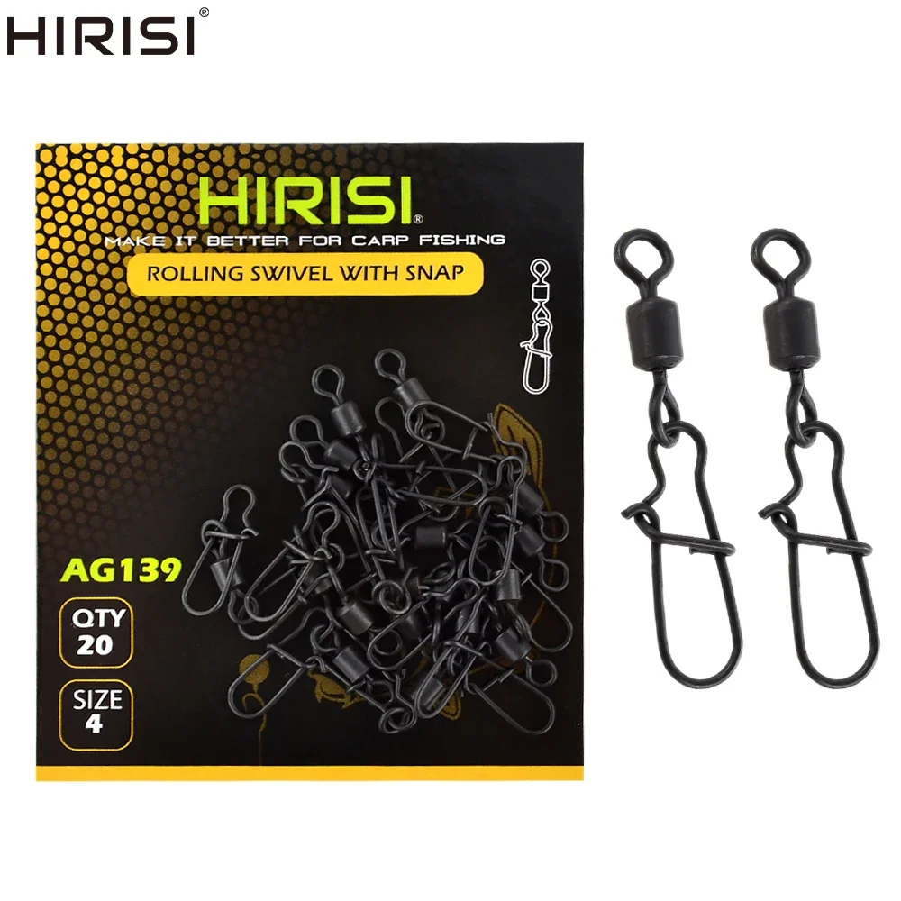 20pcs Carp Fishing Quick Change Snap Swivel Matt Black For Terminal Fishing Accessories AG139
20pcs Carp Fishing Quick Change Snap Swivel Matt Black For Terminal Fishing Accessories AG139