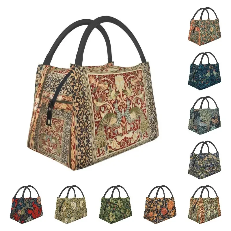 William Morris Vintage Insulated Lunch Bag for School Office Floral Textile Pattern Leakproof Cooler Thermal Lunch Box Women
William Morris Vintage Insulated Lunch Bag for School Office Floral Textile Pattern Leakproof Cooler Thermal Lunch Box Women