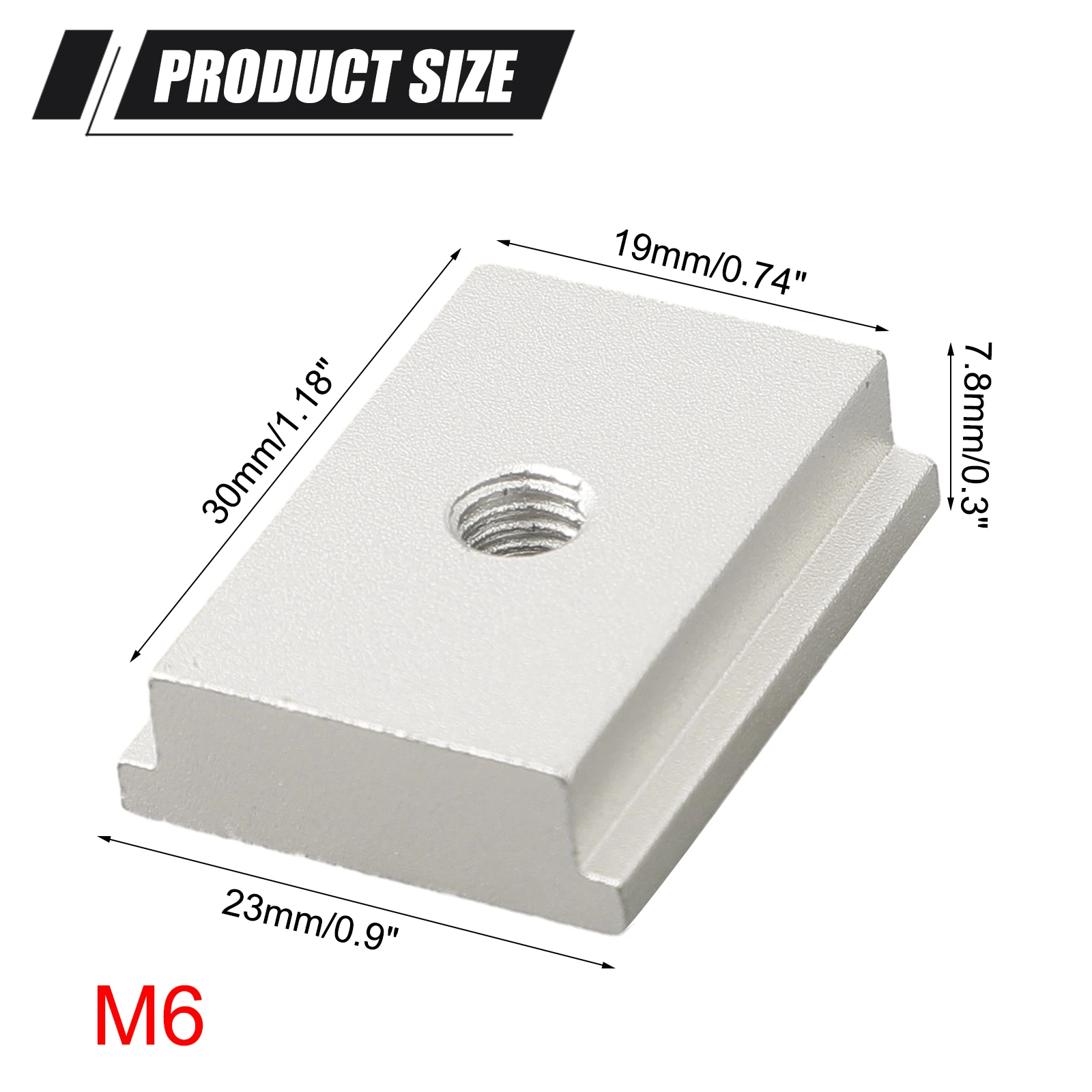 5pcs T-track Slider For Woodworking Table Saw/drill Miter Saw M6/M8 T-Track Slider Aluminum Alloy Silver T Slot Nut Accessories
5pcs T-track Slider For Woodworking Table Saw/drill Miter Saw M6/M8 T-Track Slider Aluminum Alloy Silver T Slot Nut Accessories