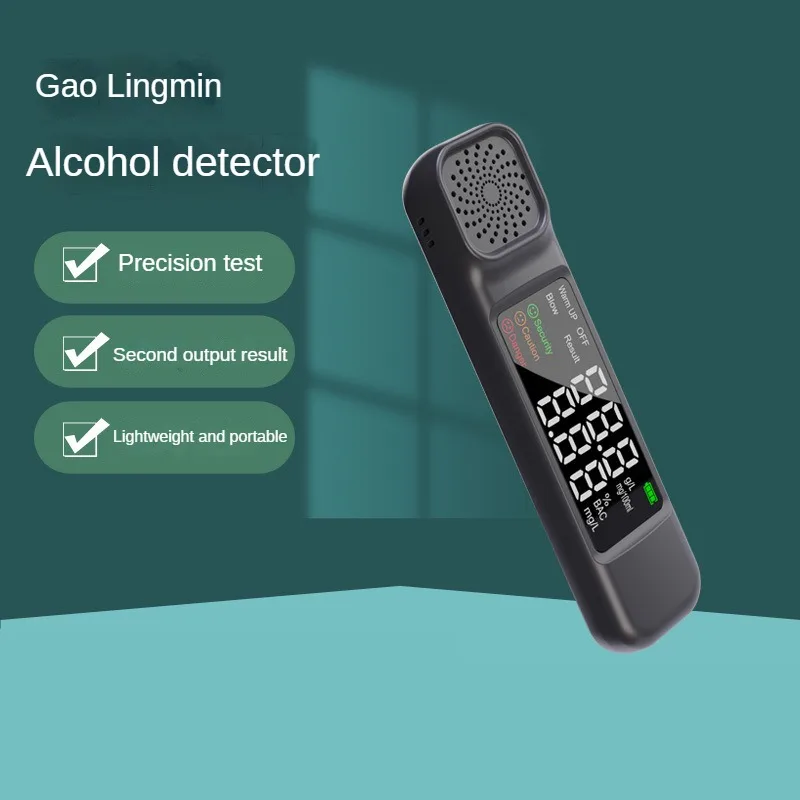 Portable Alcohol Tester Breath Alcohol Concentration Detector Charging Drunk Driving Tester Alcohol Tester
Portable Alcohol Tester Breath Alcohol Concentration Detector Charging Drunk Driving Tester Alcohol Tester