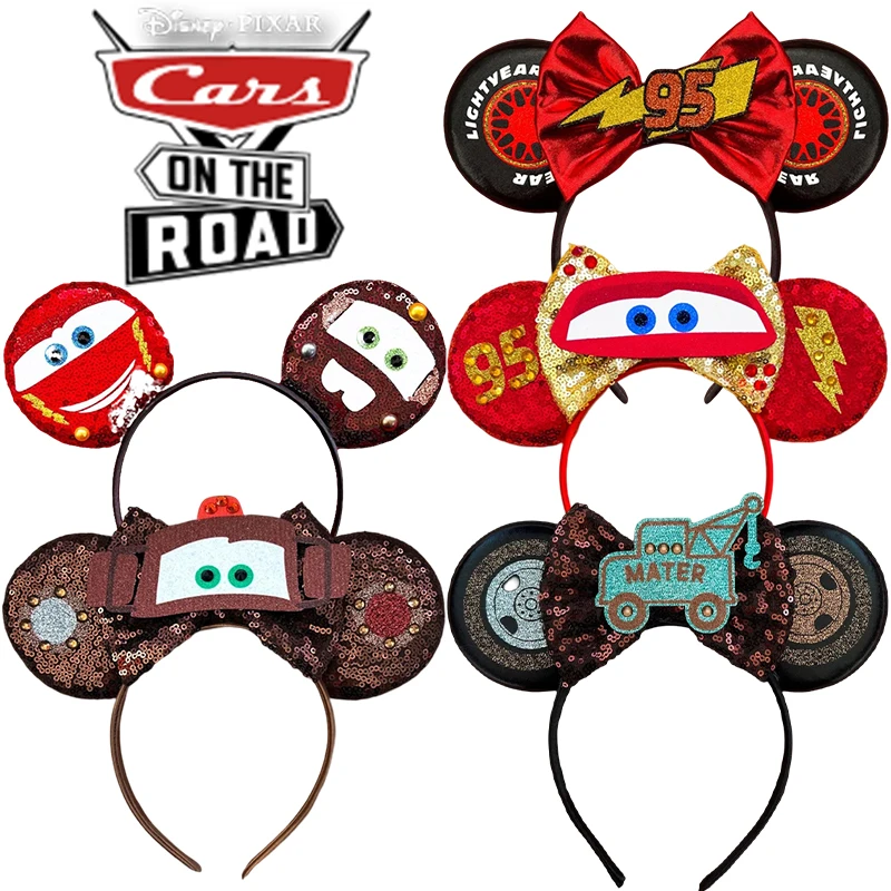 Disney Pixar Cars Ear Headbands for Adults Lightning McQueen Hairband Cars on the Road Mater Headwear Women Bow Hair Accessories
Disney Pixar Cars Ear Headbands for Adults Lightning McQueen Hairband Cars on the Road Mater Headwear Women Bow Hair Accessories