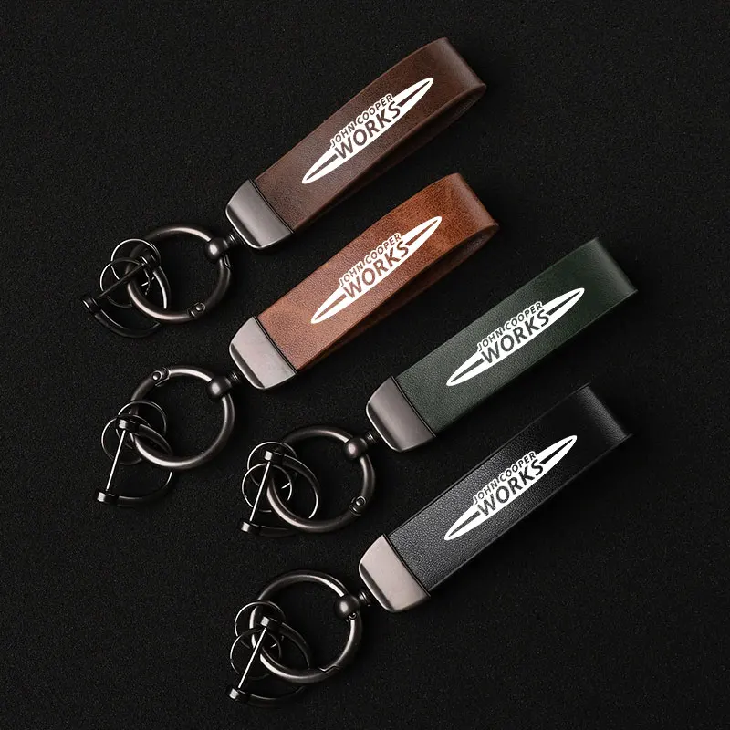 Fashion Leather Keychain Business Gift Key Strap Men Women Car Logo Custom Keyring For Mini John Cooper Works Accessories
Fashion Leather Keychain Business Gift Key Strap Men Women Car Logo Custom Keyring For Mini John Cooper Works Accessories