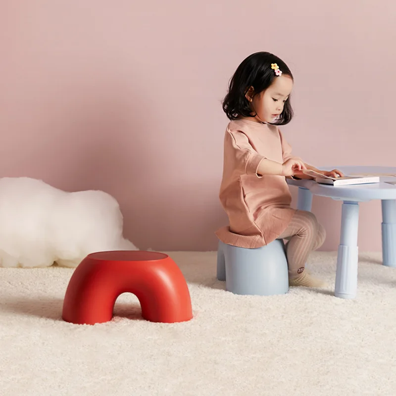 Rainbow Children Chair Plastic Foot Stool for Kids Thickened Non-slip Changing Shoe Footstool Furniture for Living Room Bathroom
Rainbow Children Chair Plastic Foot Stool for Kids Thickened Non-slip Changing Shoe Footstool Furniture for Living Room Bathroom