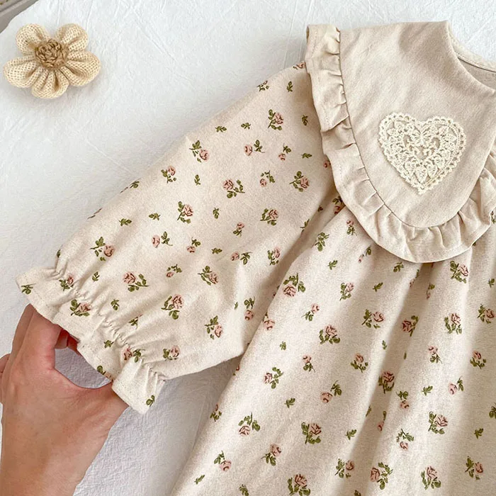 2025 New Autumn Sister Dress 2-6Yrs Girl Party Dress Long Sleeved Cotton Print Kids Princess Dresses Baby Girl Romper 13 Se3ee4b1784a14fe88be722b62e51dd4bO
