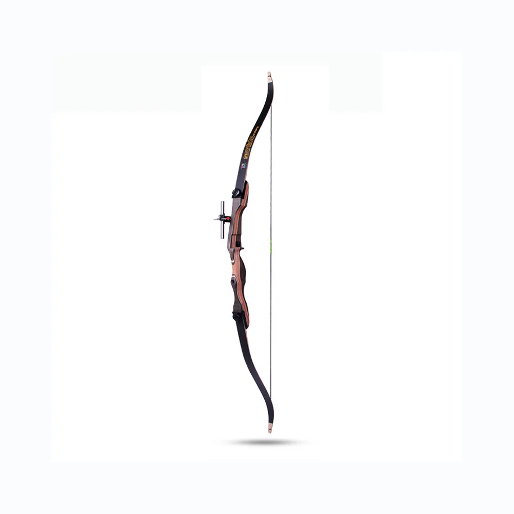 

48/54/62/66/68/70 Inches Recurve Bow 10-38 Lbs Wood Riser Traditional Style for Right Hand Beginner Archery Shooting