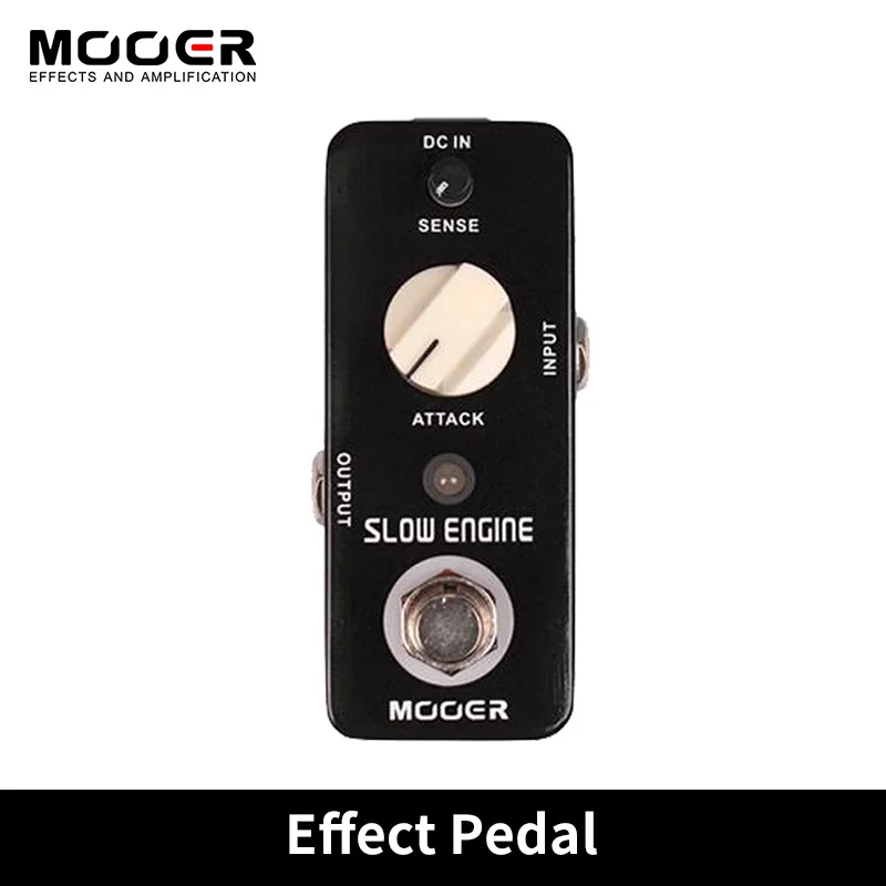 

MOOER SLOW ENGINE Slow Motion Guitar Effect Pedal True Bypass Full Metal Shell With true bypass Features: Like a guitarist con