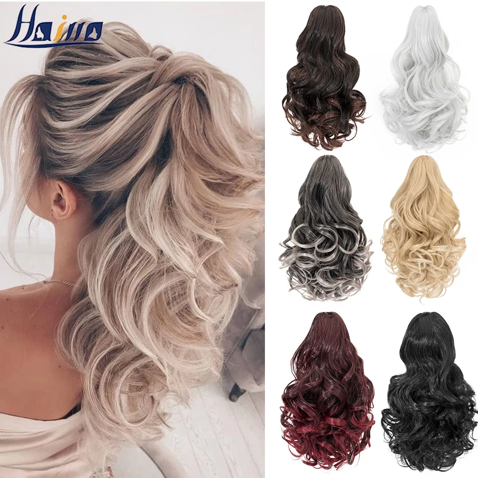 Hairro синтетические 14 дюймовые короткие волнистые волосы для конского хвоста с зажимом для волос, накладные волосы для женщин, отбеливающий светлый черный коричневый шиньон
Hairro синтетические 14 дюймовые короткие волнистые волосы для конского хвоста с зажимом для волос, накладные волосы для женщин, отбеливающий светлый черный коричневый шиньон