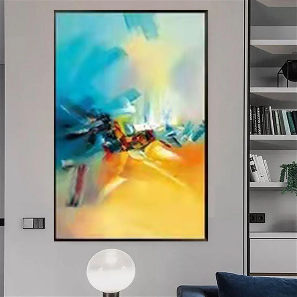 Pure Hand-Painted Color Abstract Canvas Oil Painting Living Room Family Minimalism Study Closet Porch Modern Wall Art Decoration
Pure Hand-Painted Color Abstract Canvas Oil Painting Living Room Family Minimalism Study Closet Porch Modern Wall Art Decoration