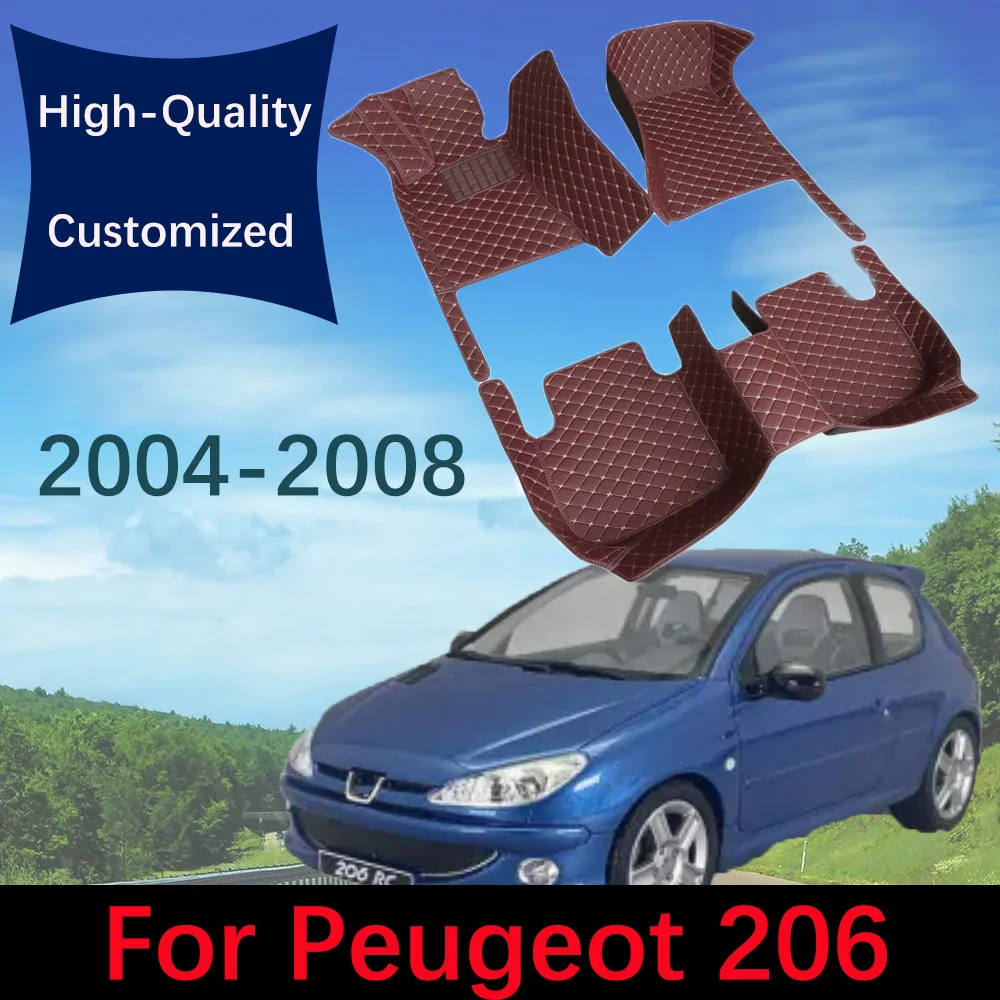 High-Quality Leather Car Floor Mats For Peugeot 206 2004 2005 2006 2007 2008 Custom Automobile Carpet Rugs Foot Pads Accessories
High-Quality Leather Car Floor Mats For Peugeot 206 2004 2005 2006 2007 2008 Custom Automobile Carpet Rugs Foot Pads Accessories