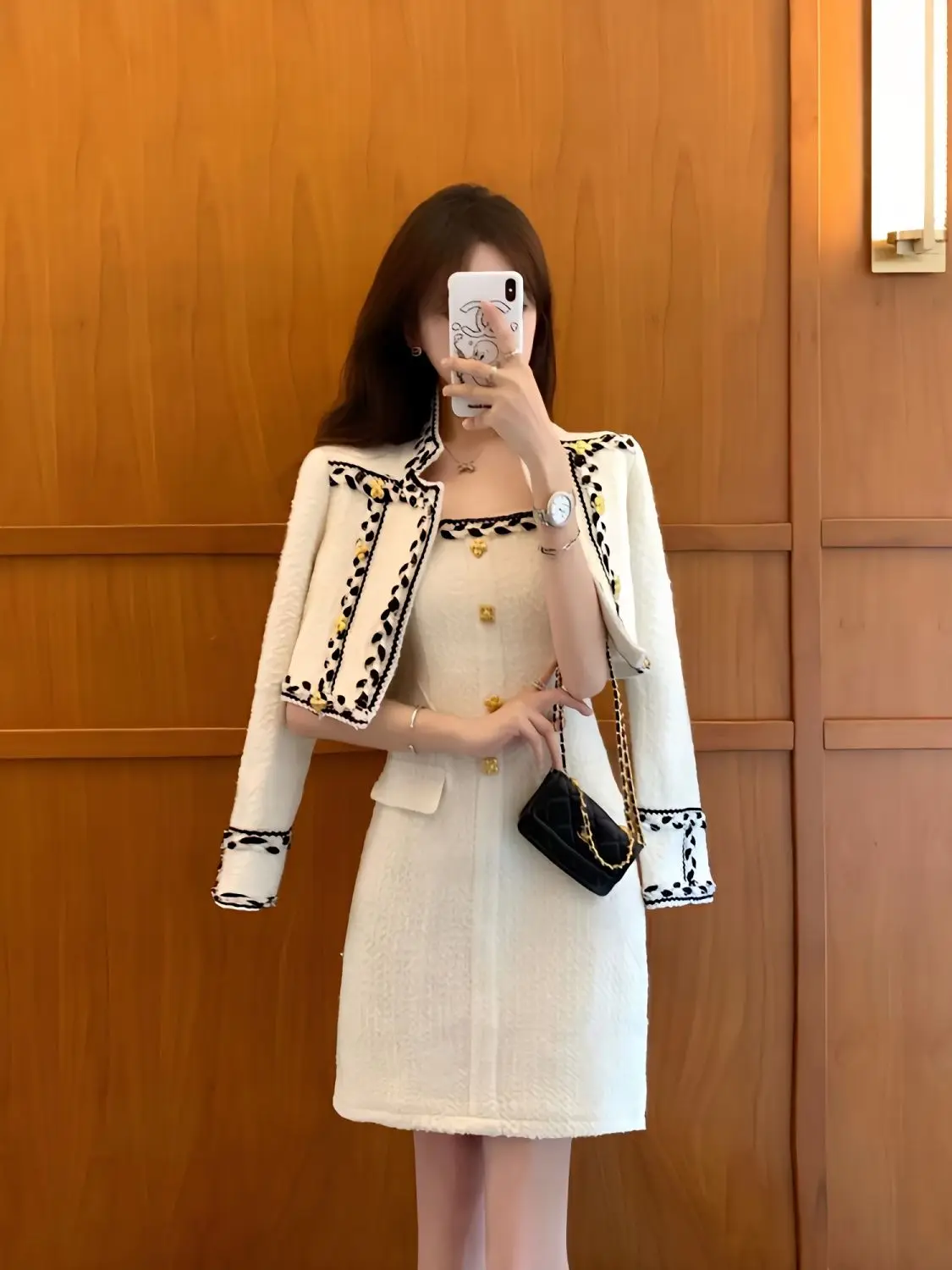 Coat Slip Dress 2 Peice Women Matching Sets Fashion Bomber Jacket Korean Cute New Spring Autumn Elegant Long Sleeved Japanese
Coat Slip Dress 2 Peice Women Matching Sets Fashion Bomber Jacket Korean Cute New Spring Autumn Elegant Long Sleeved Japanese