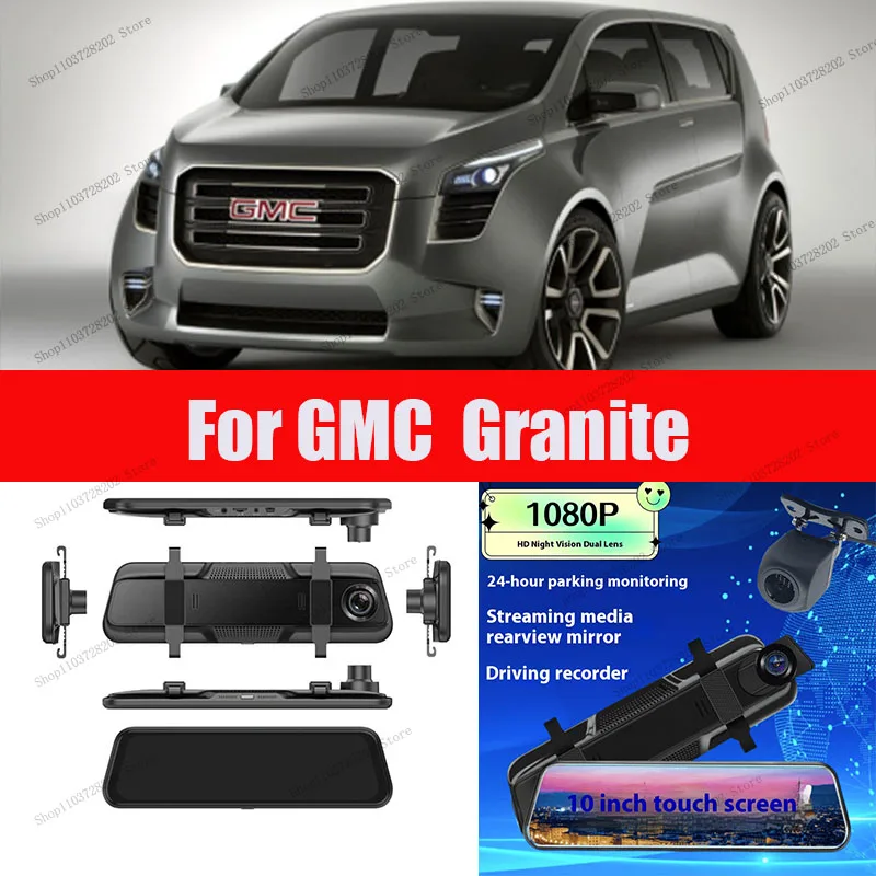 For GMC Granite 4K WIFI GPS Car Dvr Mirror Dash CamDual Lens Dashcam Drive Recorder Stream RearView Mirror IPS Screen Camera
For GMC Granite 4K WIFI GPS Car Dvr Mirror Dash CamDual Lens Dashcam Drive Recorder Stream RearView Mirror IPS Screen Camera