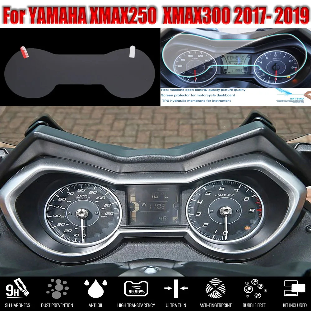 For YAMAHA XMAX250 XMAX300 X-MAX XMAX 300 XMAX 250 400 125 2017-2019 Motorcycle Cluster Scratch Protection Film Screen Protector
For YAMAHA XMAX250 XMAX300 X-MAX XMAX 300 XMAX 250 400 125 2017-2019 Motorcycle Cluster Scratch Protection Film Screen Protector