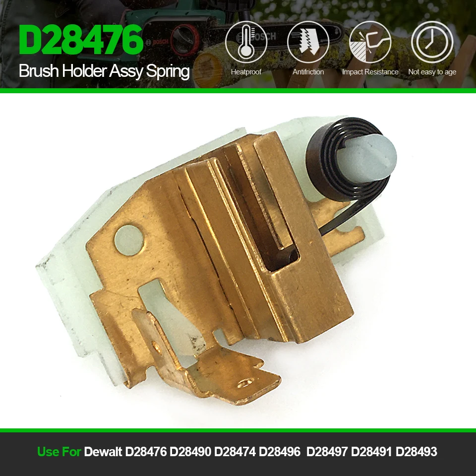 1Pc Replace Brush Holder Assy Spring For Dewalt D28476 D28490 D28474 D28496 D28497 D28491 D28493 617001-00 Angle Grinder
1Pc Replace Brush Holder Assy Spring For Dewalt D28476 D28490 D28474 D28496 D28497 D28491 D28493 617001-00 Angle Grinder