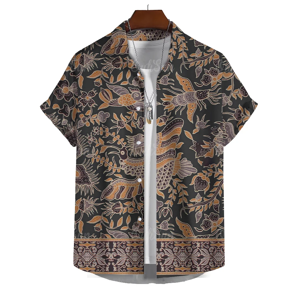 2024 Vintage Men's Shirt 3d Pattern Print Short Sleeve Street Fashion Shirt For Men Lapel Top Casual Blouses Oversized Clothing
2024 Vintage Men's Shirt 3d Pattern Print Short Sleeve Street Fashion Shirt For Men Lapel Top Casual Blouses Oversized Clothing