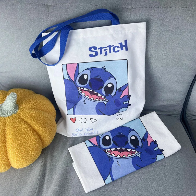 2023 Disney Kawaii Anime Stitch Girls Fashion Canvas Shoulder Bag Cute Cartoon Student Tote Bag Simple Schoolbag Toys for Kids
2023 Disney Kawaii Anime Stitch Girls Fashion Canvas Shoulder Bag Cute Cartoon Student Tote Bag Simple Schoolbag Toys for Kids