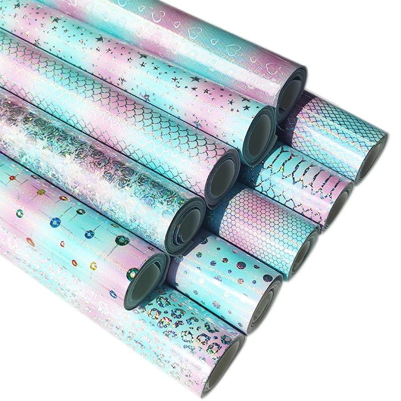 Rainbow Mirror Gradient Shiny Faux Leather Sheets PU Fabric for Handmade Bows Earrings Crafts Sewing decoration 46*135cm
Rainbow Mirror Gradient Shiny Faux Leather Sheets PU Fabric for Handmade Bows Earrings Crafts Sewing decoration 46*135cm