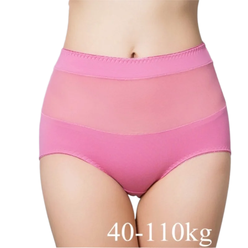 

New Plus Size panties women transparent panties high rise sexy see through underwear Butt Lift Lingerie Seamless briefs 45-110kg