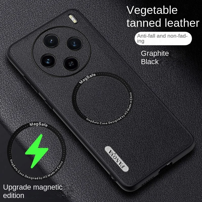 Luxury Magnetic Magsafe Wireless Charging Case For Vivo X100 Case Leather Back Cover For Vivo X100 pro Shockproof Bumper
Luxury Magnetic Magsafe Wireless Charging Case For Vivo X100 Case Leather Back Cover For Vivo X100 pro Shockproof Bumper
