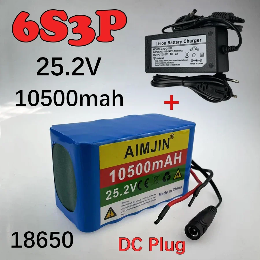 6S3P 18650 rechargeable lithium-ion battery pack 24V 25.2V 10500mAh suitable for electric bicycles and light motorcycles 25.2V 2
6S3P 18650 rechargeable lithium-ion battery pack 24V 25.2V 10500mAh suitable for electric bicycles and light motorcycles 25.2V 2