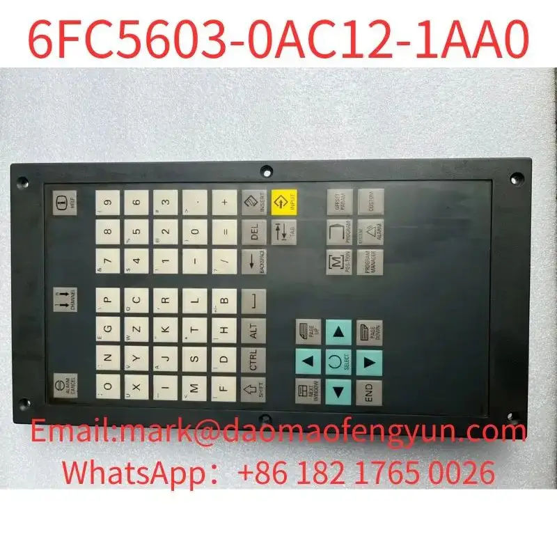 6FC5603-0AC12-1AA0 Used Tested OK In Good Condition SINUMERIK 802D FULL CNC KEYBOARD
6FC5603-0AC12-1AA0 Used Tested OK In Good Condition SINUMERIK 802D FULL CNC KEYBOARD