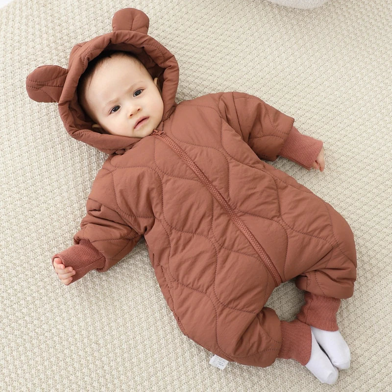 Newborn baby Coat fleece thickened baby Winter Cotton Jacket jacket with hat Solid color Warm
Newborn baby Coat fleece thickened baby Winter Cotton Jacket jacket with hat Solid color Warm