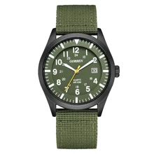 Gorben Fashion Men's Quartz Watch Nylon Strap Automatic Date Military Wristwatch ArmyGreen 2021 new
Gorben Fashion Men's Quartz Watch Nylon Strap Automatic Date Military Wristwatch ArmyGreen 2021 new