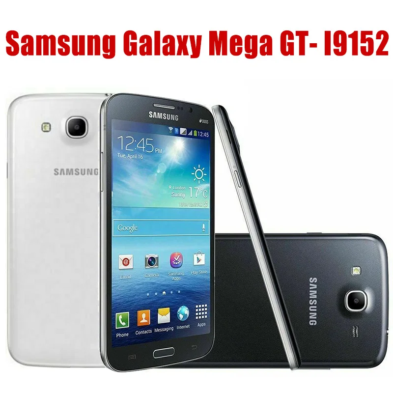 

Original Samsung Galaxy Mega 5.8 I9152 3G Mobile Phone Dual SIM 5.8'' 1GB RAM 8GB ROM CellPhone 8MP+1.9MP Android SmartPhone