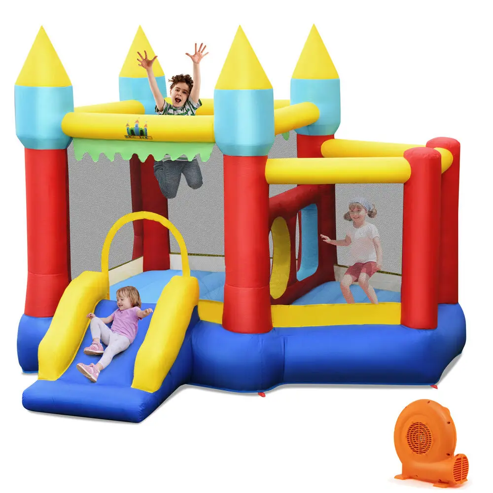 Babyjoy Inflatable Bounce House Slide Jumping Castle w/ Tunnels Ball Pit & 550W Blower
Babyjoy Inflatable Bounce House Slide Jumping Castle w/ Tunnels Ball Pit & 550W Blower