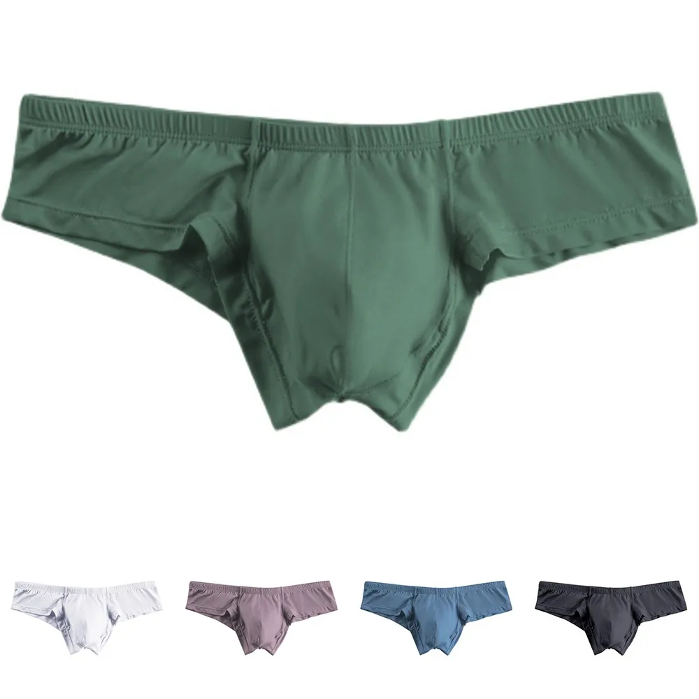 Mens Smooth Low Waist Underpants Elastic Breathable Underwear Modal Solid Color Sexy Boxer Briefs Man Short Pants
Mens Smooth Low Waist Underpants Elastic Breathable Underwear Modal Solid Color Sexy Boxer Briefs Man Short Pants