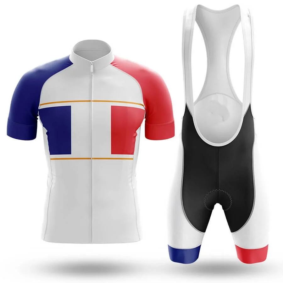 POWERBAND FRANCE NATIONAL SHORT SLEEVE CYCLING JERSEY SUMMER CYCLING WEAR ROPA CICLISMO+BIB SHORTS
POWERBAND FRANCE NATIONAL SHORT SLEEVE CYCLING JERSEY SUMMER CYCLING WEAR ROPA CICLISMO+BIB SHORTS