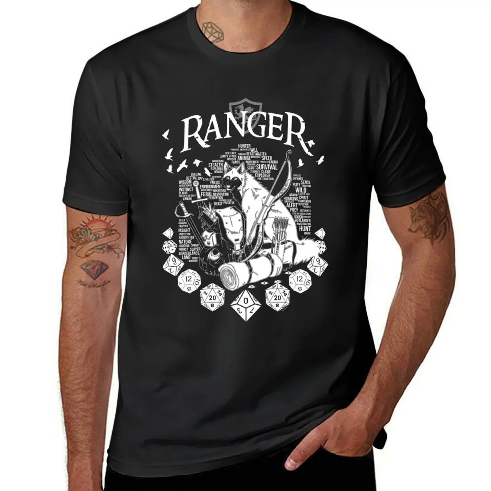 RPG Class Series: Ranger - White Version T-Shirt vintage for a boy graphics plain t shirts men
RPG Class Series: Ranger - White Version T-Shirt vintage for a boy graphics plain t shirts men