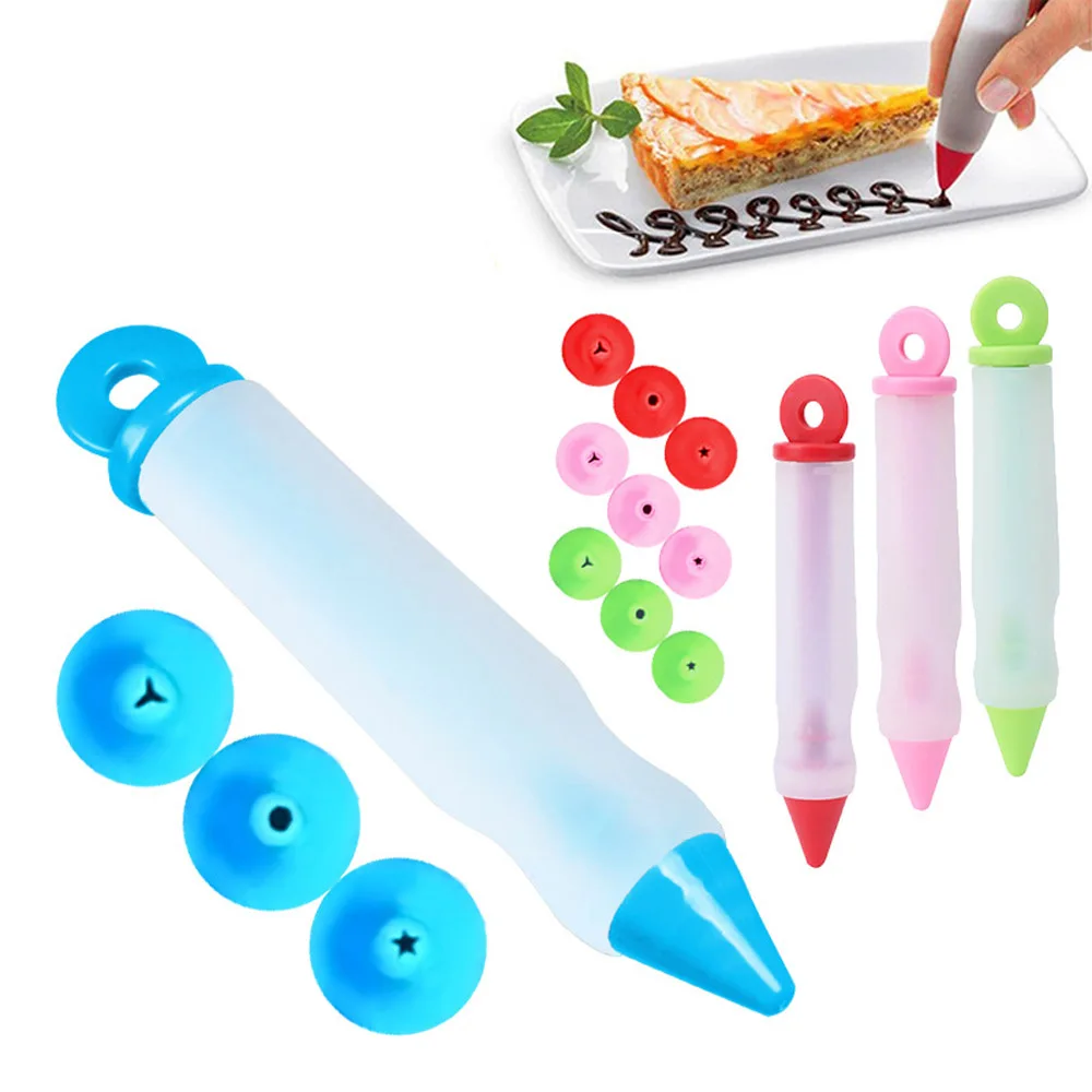 Silicone Cream Chocolate Pen Squeeze Writing Cake Decorating Pen Writing Tool Milking Baking Cookie Painting Writing Baking Tool
Silicone Cream Chocolate Pen Squeeze Writing Cake Decorating Pen Writing Tool Milking Baking Cookie Painting Writing Baking Tool