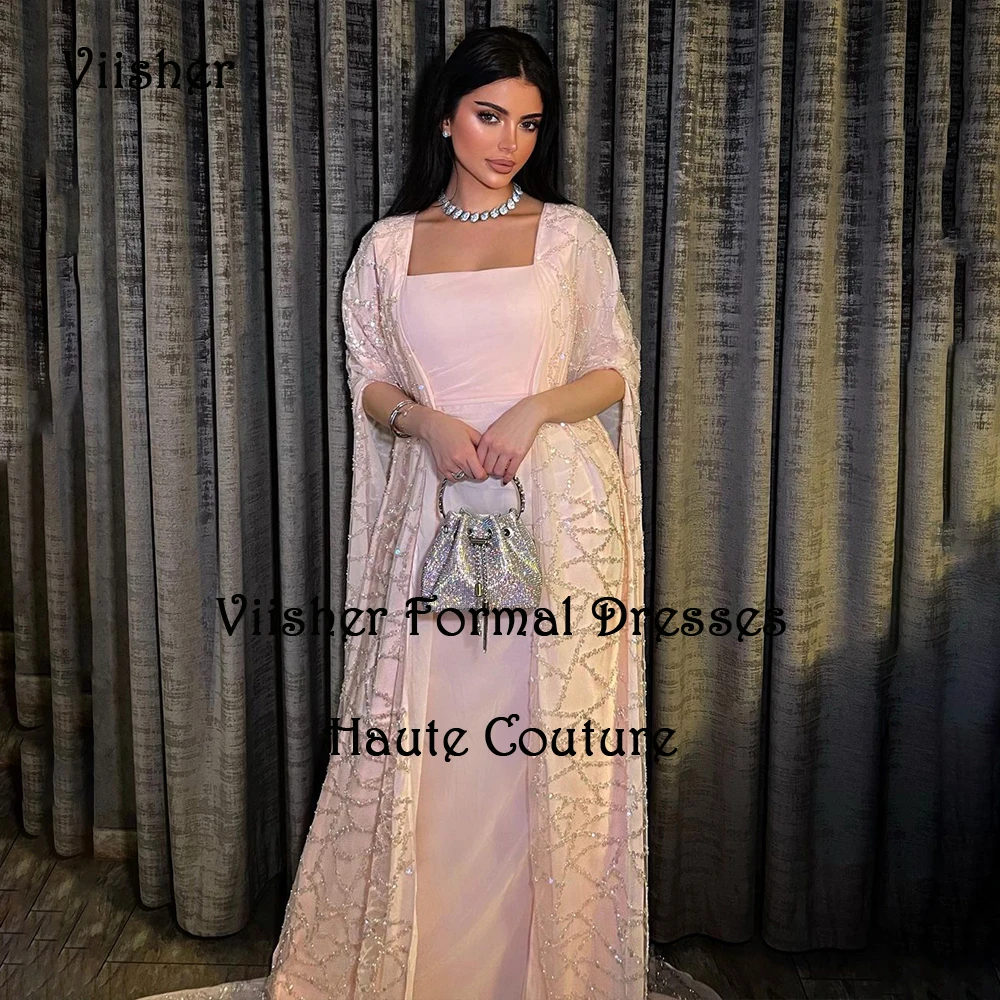 Pink Mermaid Evening Dresses for Women Sleeveless Square Neck Prom Dress Arabic Dubai Formal Party Gown Lace Up Back
Pink Mermaid Evening Dresses for Women Sleeveless Square Neck Prom Dress Arabic Dubai Formal Party Gown Lace Up Back