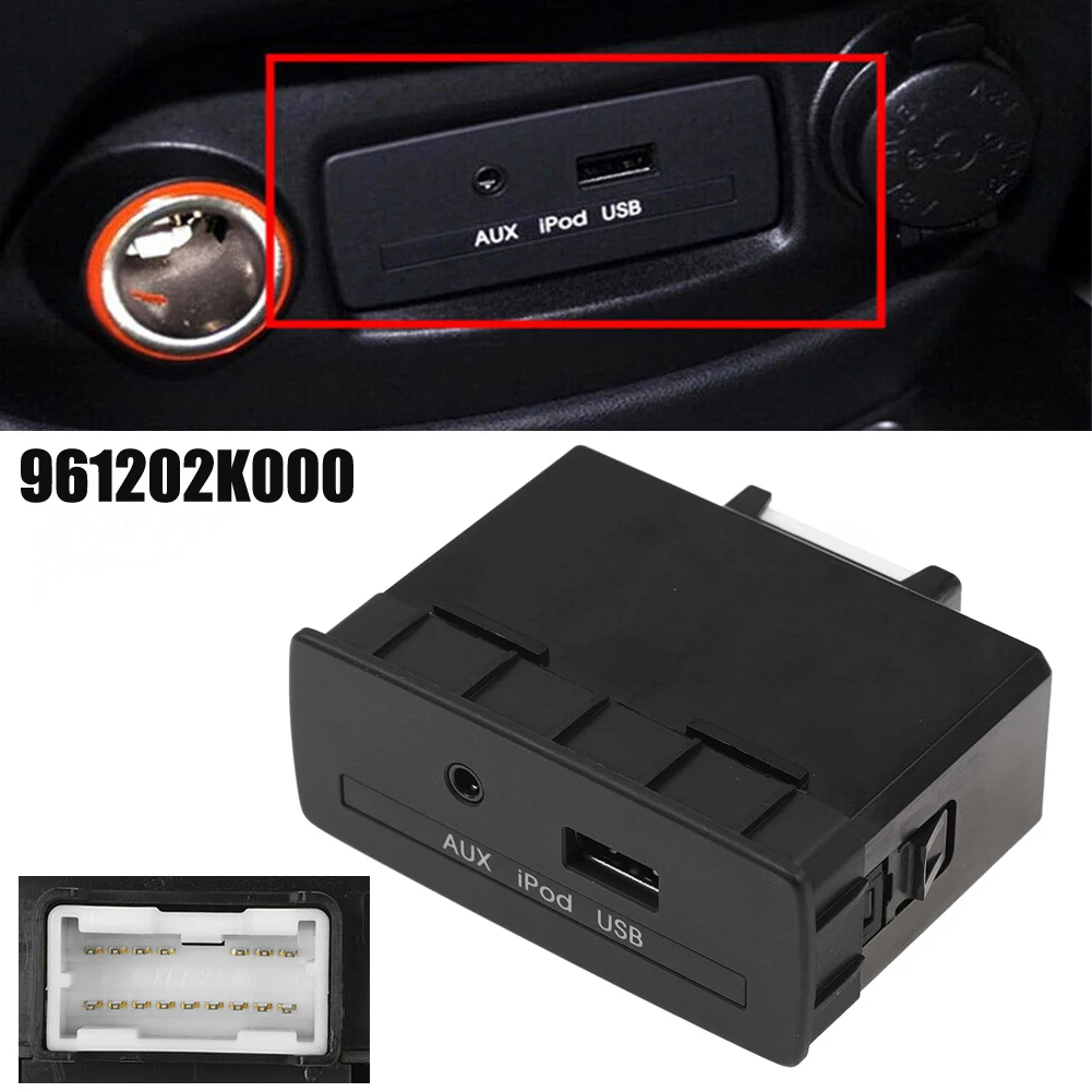 USB AUX-порт адаптер 961202K000 для KIA для Soul 2010-2013 96120-2K000 автомобильные аксессуары высококачественный AUX аудио интерфейс
USB AUX-порт адаптер 961202K000 для KIA для Soul 2010-2013 96120-2K000 автомобильные аксессуары высококачественный AUX аудио интерфейс