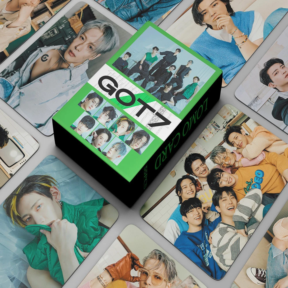 55PCS/set Kpop GOT7 LOMO CARDS new album Breath of Love : Last Piece K-pop GOT7 Photocards HD photo cards fans gift
55PCS/set Kpop GOT7 LOMO CARDS new album Breath of Love : Last Piece K-pop GOT7 Photocards HD photo cards fans gift