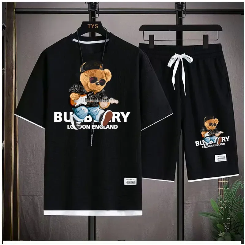Summer men's sets fashion Korean sports short sleeve T-shirt + sports shorts suit casual shopping jogging suit men's clothing
Summer men's sets fashion Korean sports short sleeve T-shirt + sports shorts suit casual shopping jogging suit men's clothing