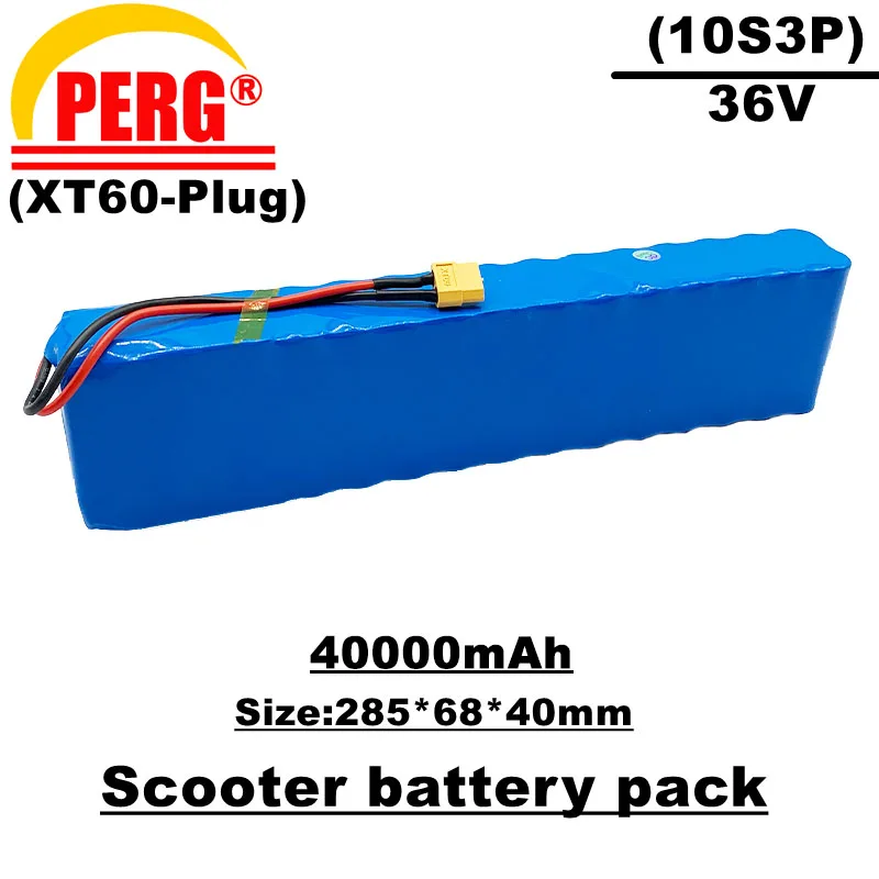 Фотоаксессуары 36 В, 10s3p, 40ah, Разъем XT60, подходит для электрических велосипедов и скутеров, оснащен BMS 
Фотоаксессуары 36 В, 10s3p, 40ah, Разъем XT60, подходит для электрических велосипедов и скутеров, оснащен BMS