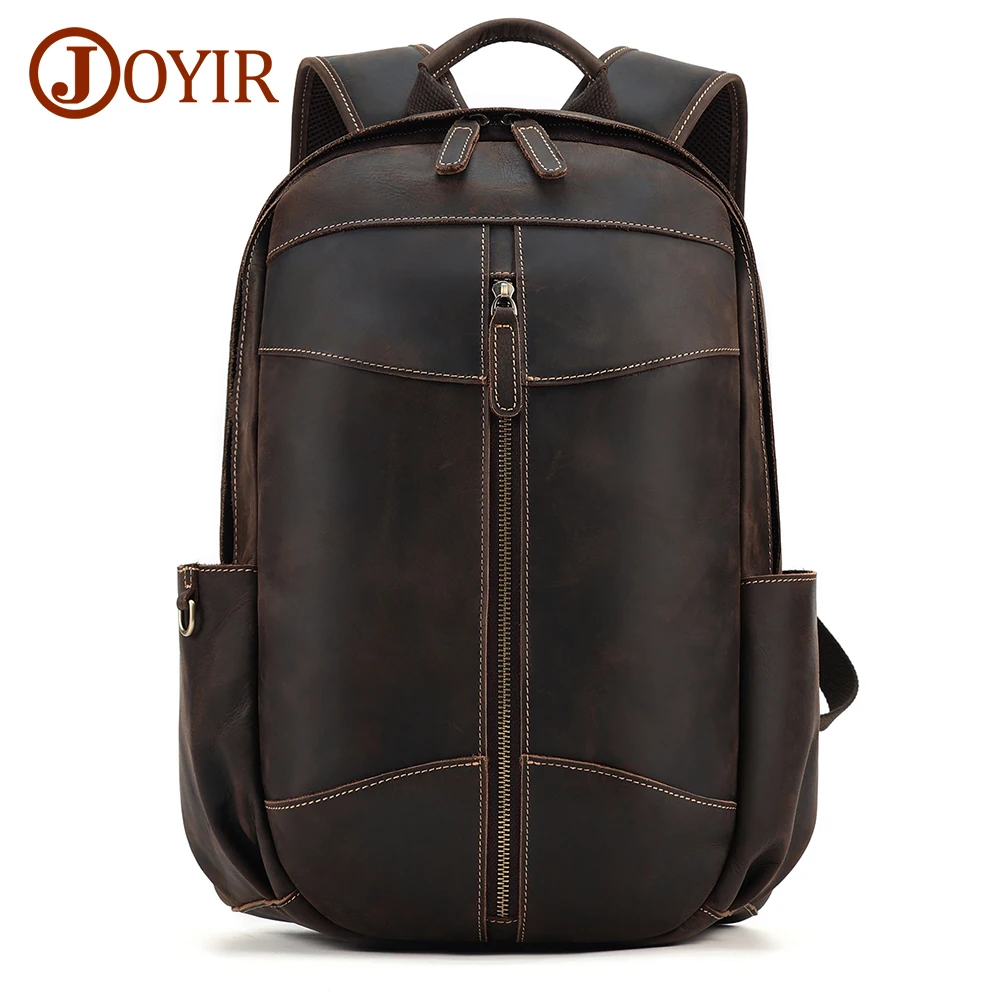 JOYIR Vintage Genuine Leather Backpack for Men 15.6 Inch Laptop Bag School Bag Overnight Weekender Camping Daypack Rucksack
JOYIR Vintage Genuine Leather Backpack for Men 15.6 Inch Laptop Bag School Bag Overnight Weekender Camping Daypack Rucksack