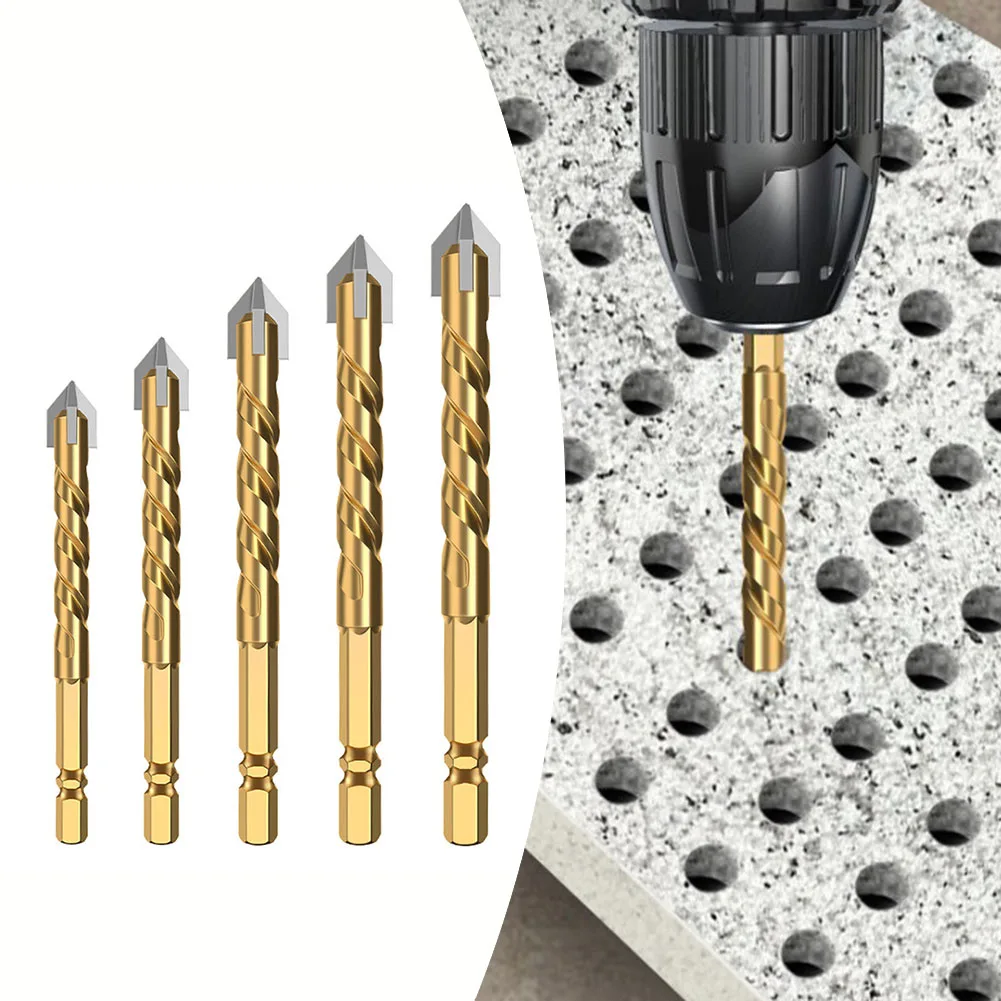 2PCS Drill Bits 5-12mm 4-Flutes Golden Carbide Drilling For Hand Drill Electric Drill Wall Glass Wood Metal Tiles
2PCS Drill Bits 5-12mm 4-Flutes Golden Carbide Drilling For Hand Drill Electric Drill Wall Glass Wood Metal Tiles