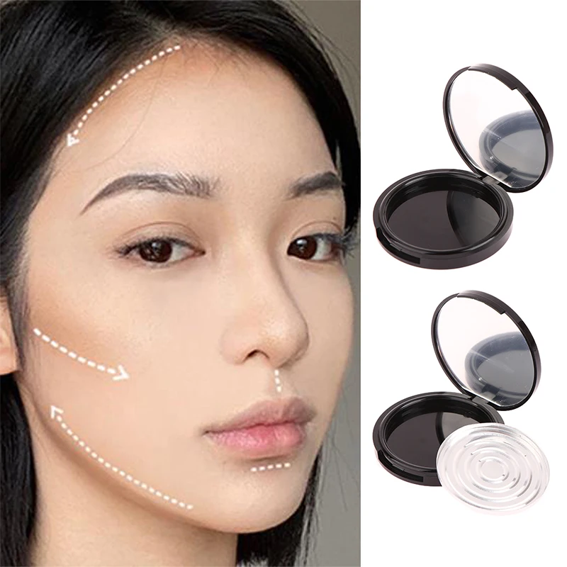 Reusable Empty Single Black Circular Highlight Box Blush Shadow Powder Box With Mirror Aluminum Pan Inside Diameter 59mm
Reusable Empty Single Black Circular Highlight Box Blush Shadow Powder Box With Mirror Aluminum Pan Inside Diameter 59mm