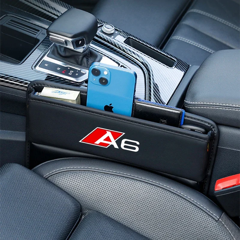 For Audi A3 A4 A5 A6 A7 A8 Q2 Q3 Q5 Q7 Q8 Car Seat Gap Crevice Organizer Leather Storage Box Car Accessories
For Audi A3 A4 A5 A6 A7 A8 Q2 Q3 Q5 Q7 Q8 Car Seat Gap Crevice Organizer Leather Storage Box Car Accessories