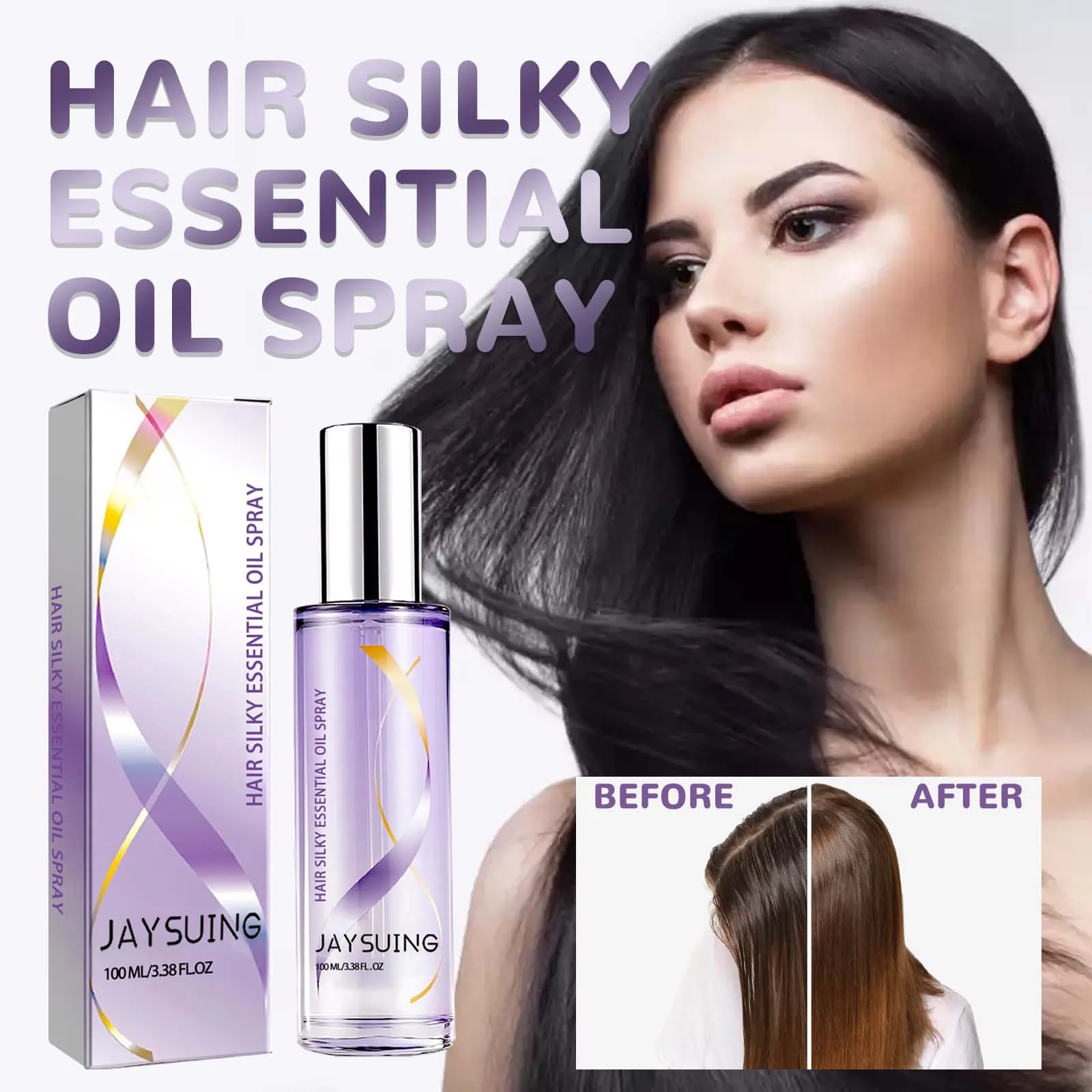 Hair Care Serum Spray Straightening Soften Deep Nourishing Repair Frizzy Damaged Curly Hair Oil Sheen Hair Silky Essential Oil
Hair Care Serum Spray Straightening Soften Deep Nourishing Repair Frizzy Damaged Curly Hair Oil Sheen Hair Silky Essential Oil