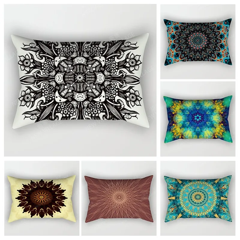 

Mandala Nordic fall home decor 30*50 throw pillow cover sofa boho living room Cushion cover 30x50cm 40x60 50x70 Vintage Morocco