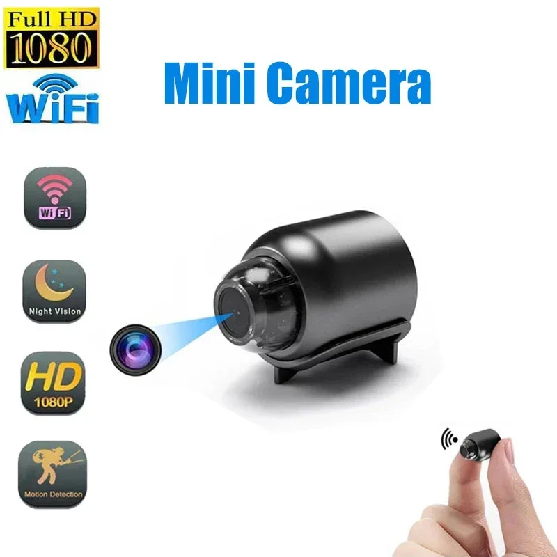 Wifi 1080P Mini Camera Wireless Surveillance Security Night Vision Motion Detect Camcorder 60° Wide Angle Baby Monitor IP Cam
Wifi 1080P Mini Camera Wireless Surveillance Security Night Vision Motion Detect Camcorder 60° Wide Angle Baby Monitor IP Cam