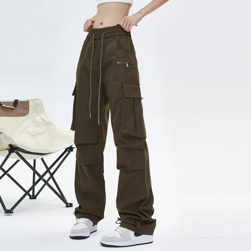 Deeptown Y2k Vintage Brown Cargo Pants Women Hippie Streetwear Wide Leg Baggy Trousers Harajuku Fashion Kpop Oversize Sweatpants
Deeptown Y2k Vintage Brown Cargo Pants Women Hippie Streetwear Wide Leg Baggy Trousers Harajuku Fashion Kpop Oversize Sweatpants