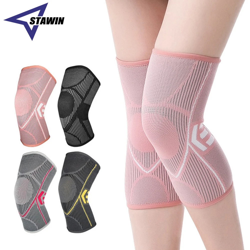 

1 Pair Sports Knee Pads Knee Brace Support Arthritis Joint Nylon Fitness Compression Sleeves Kneepads Cycling Running Protector