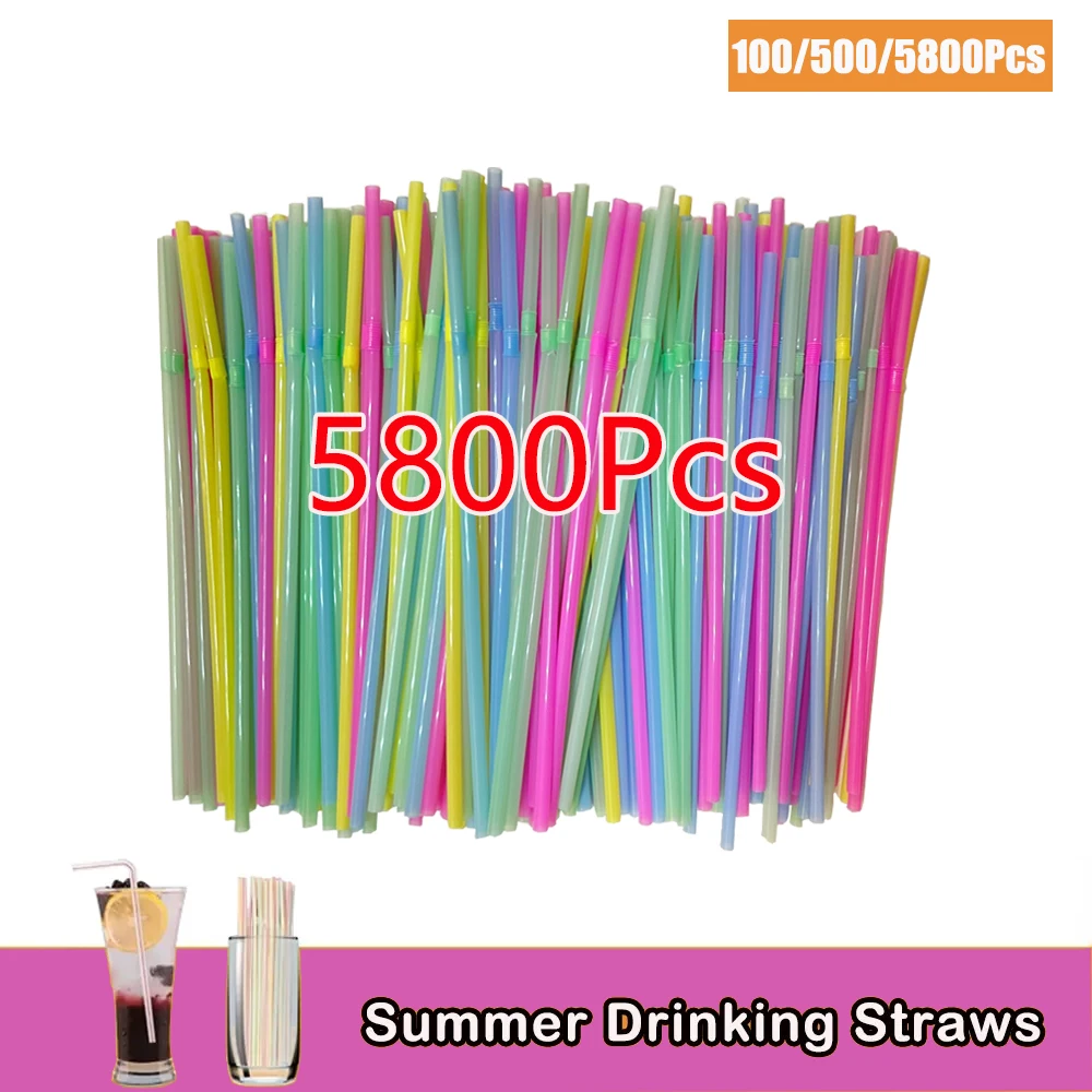 50/3000/5800PCS Colorful Kunststof Drinking Straw Milk Tea Party Bar Wedding Kitchen Home Wholesale Plastique Beverage Straw
50/3000/5800PCS Colorful Kunststof Drinking Straw Milk Tea Party Bar Wedding Kitchen Home Wholesale Plastique Beverage Straw