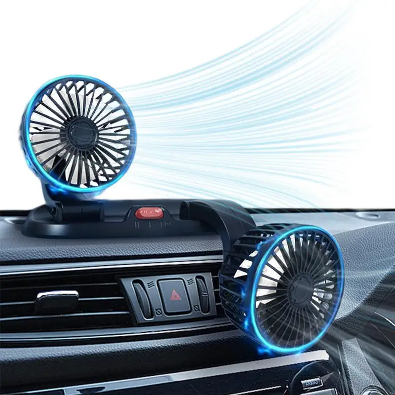 Electric Car Cooling Fan Electric 12V/24V Car Cooling Fan With 360 Degree Rotatable Dual Head Auto Cooling Fans 2 Speed Strong
Electric Car Cooling Fan Electric 12V/24V Car Cooling Fan With 360 Degree Rotatable Dual Head Auto Cooling Fans 2 Speed Strong
