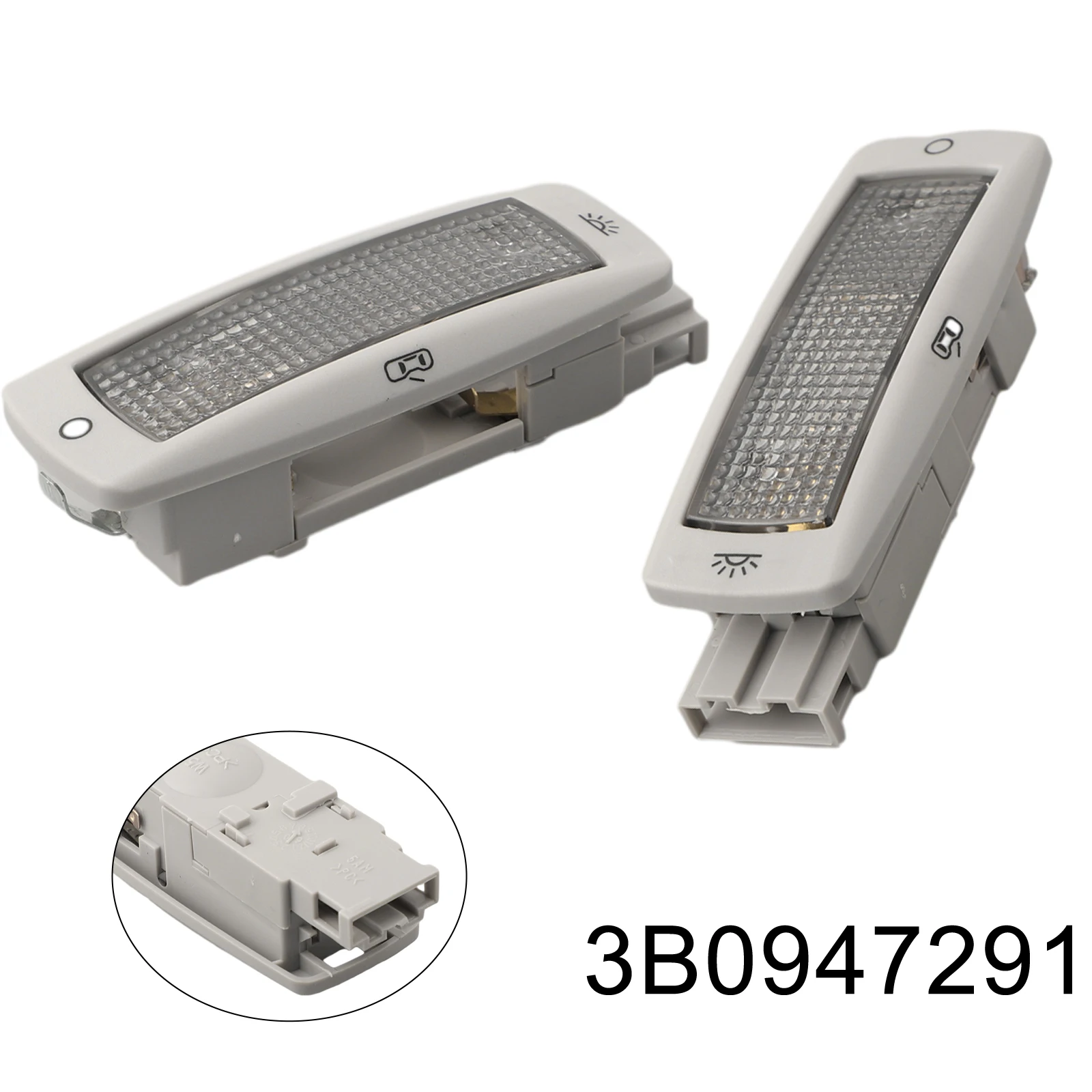 2PCS Car Rear Reading Map Dome Light Repalce OEM NO. 3B0947291 For Golf 1998-2006 For Fabia 2000-2008 For Superb 2002-2008 Gray
2PCS Car Rear Reading Map Dome Light Repalce OEM NO. 3B0947291 For Golf 1998-2006 For Fabia 2000-2008 For Superb 2002-2008 Gray